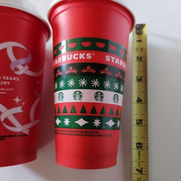 Set of 2 Starbucks Travel Cups Size Grande - Picture 6 of 9